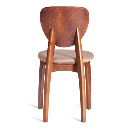 Стул DIAMANTE мягкое сидение бук, 42x42x85см, коричневый, ткань Tenerife Mocco (Комплект из 2 шт.)