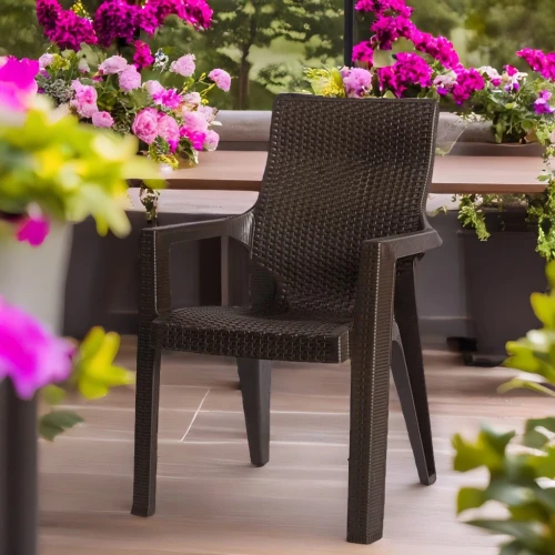 Кресло под ротанг Эдем «Eden» венге