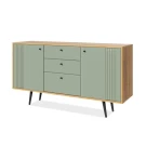 Комод Вега Саксония 150, серо-зеленый