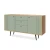 Комод Вега Саксония 150, серо-зеленый