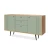 Комод Вега Саксония 150, серо-зеленый