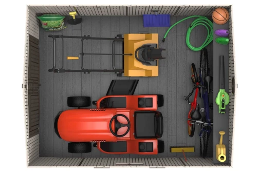 Сарай пластиковый WoodLook 8*10