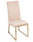 Стул обеденный Милан MC819-BG-2, 63х45х99, бежевый/глянцевое золото Стул обеденный Милан MC819-BG-2, 63х45х99, бежевый/глянцевое золото