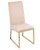 Стул обеденный Милан MC819-BG-2, 63х45х99, бежевый/глянцевое золото