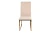 Стул обеденный Милан MC819-BG-2, 63х45х99, бежевый/глянцевое золото