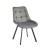 Стул ROBERT 360 велюр серый