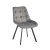 Стул ROBERT 360 велюр серый