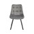 Стул ROBERT 360 велюр серый