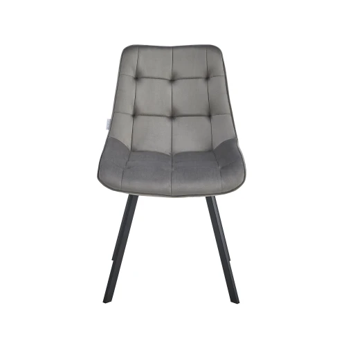 Стул ROBERT 360 велюр серый