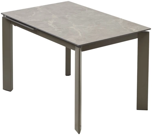 Стол CORNER 120 MATT LATTE STONE SOLID CERAMIC / TAUPE, ®DISAUR