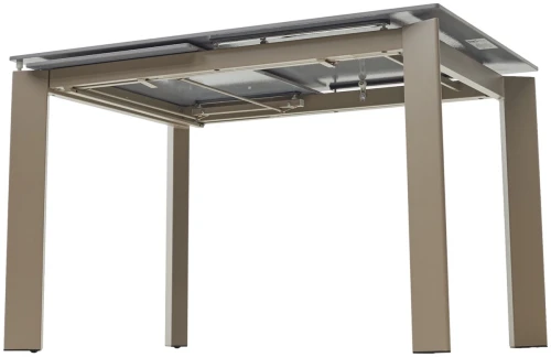 Стол CORNER 120 MATT LATTE STONE SOLID CERAMIC / TAUPE, ®DISAUR