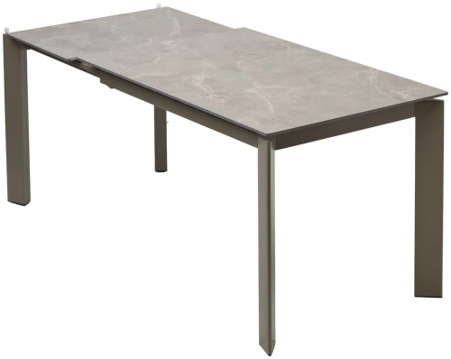 Стол CORNER 120 MATT LATTE STONE SOLID CERAMIC / TAUPE, ®DISAUR