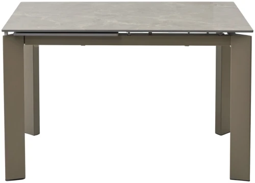 Стол CORNER 120 MATT LATTE STONE SOLID CERAMIC / TAUPE, ®DISAUR