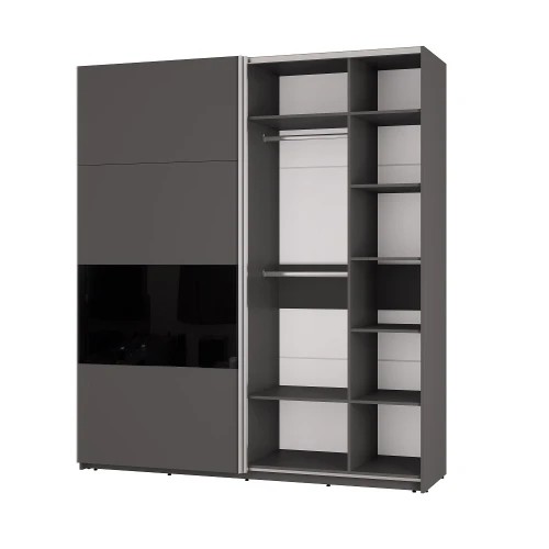 Шкаф-купе ШКК-10 Харви, Графит