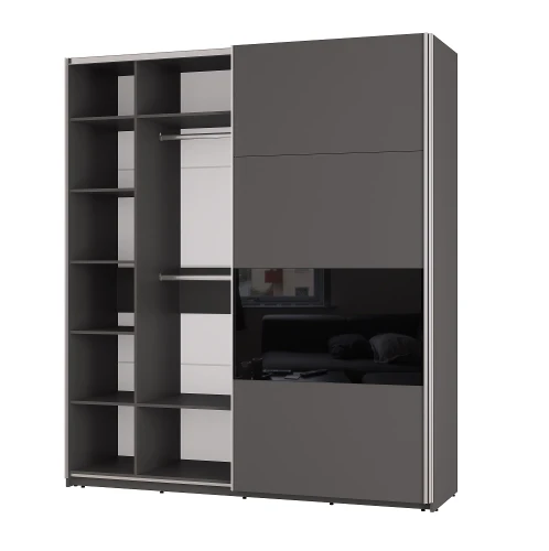 Шкаф-купе ШКК-10 Харви, Графит