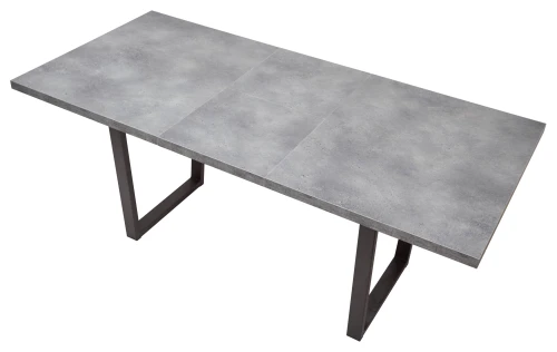 Стол ЛОФТ 160 Бетон Портленд/ Черный М-City