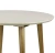 Стол обеденный круглый Ронда Мини 100, натуральный/слоновая кость