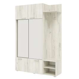 Прихожая Стелла, Дуб Крафт Белый