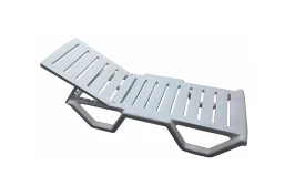 Шезлонг Tweet пластиковый белый
