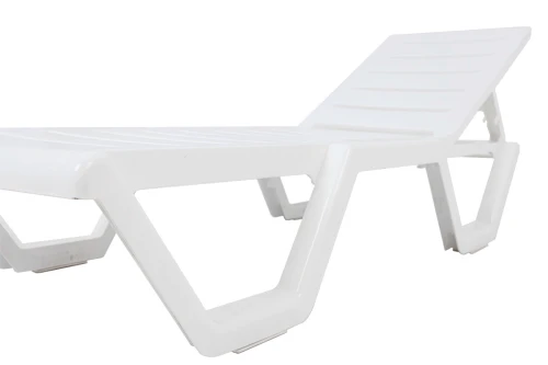 Шезлонг Tweet пластиковый белый