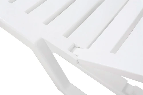 Шезлонг Tweet пластиковый белый