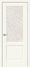 Межкомнатная дверь BRAVO premium NC33 Luna White Сross