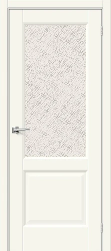 Межкомнатная дверь BRAVO premium NC33 Luna White Сross