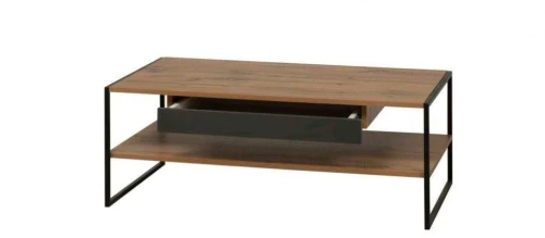 Доната стол журнальный 46.06 Дуб Вотан/Диамант серый