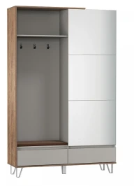 Шкаф для одежды 58.18 Гавана Кейптаун / Серый