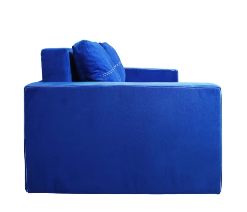 Диван аккордеон Марс велюр синий 120