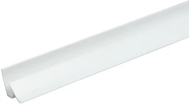 Планка для стенпанели угловая ПВХ Белый