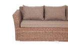 "Капучино" диван из искусственного ротанга трехместный, цвет коричневый "Капучино" диван из искусственного ротанга трехместный, цвет коричневый