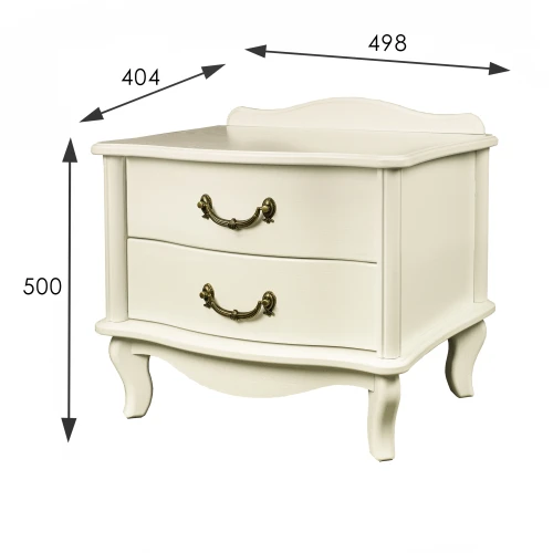 Тумбочка Джульетта 2 ящ. дуб шампань Л