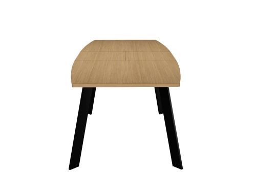 Стол DikLine XL160 Дуб Каселла натуральный, опоры черные