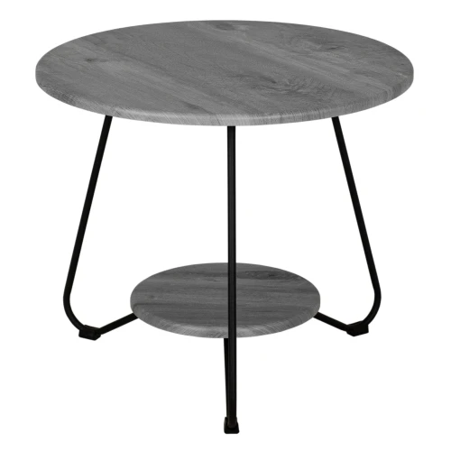 Стол журнальный BeautyStyle 38 орех гикори grey/черный