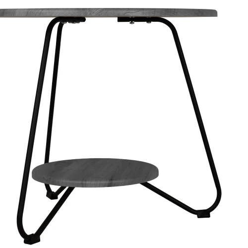 Стол журнальный BeautyStyle 38 орех гикори grey/черный