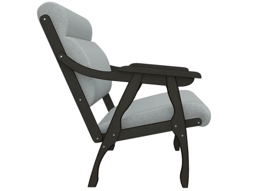 Диван Вега 10 ткань серый, каркас венге