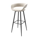 Стул барный Барни Р 900, Черный/CREAM LUX b03