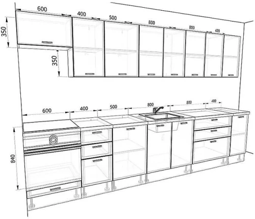 Кухня Люкс Комплектация 8
