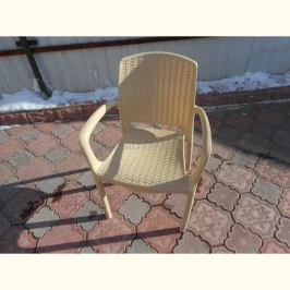 Стул с подлокотниками уличный Невада цвет бежевый