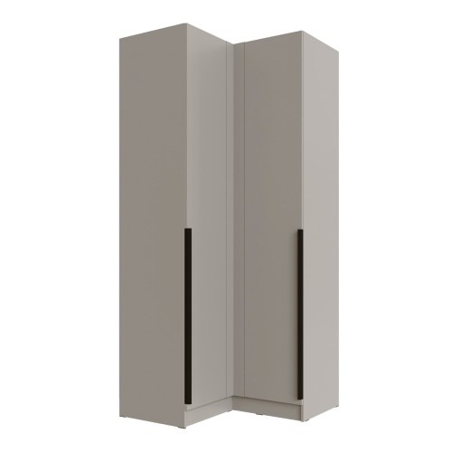 Шкаф угловой Мадрид угол прямой кашемир