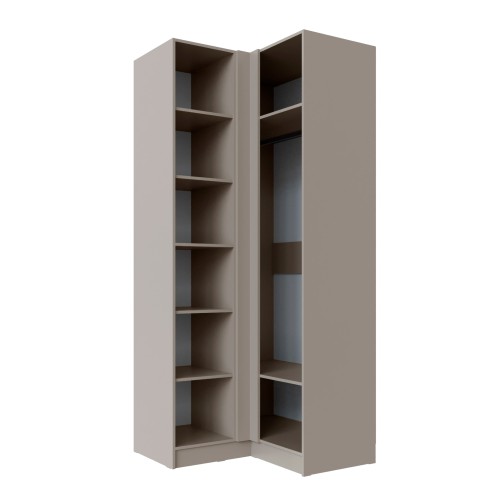 Шкаф угловой Мадрид угол прямой кашемир