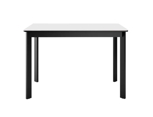 Стол DikLine LK110 Керамика Mono white (белый матовый) /подстолье черное/опоры черные