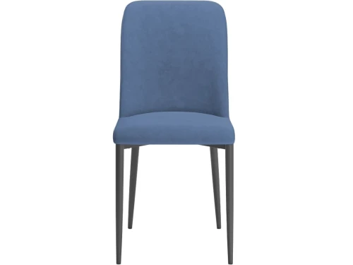 Комплект стульев «Софт» 2шт, бренди 08, кант черный, каркас черный