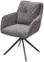 Стул MEADOW 360 град. поворот. Темно-серый XD841-16, букле / черный каркас, ®DISAUR
