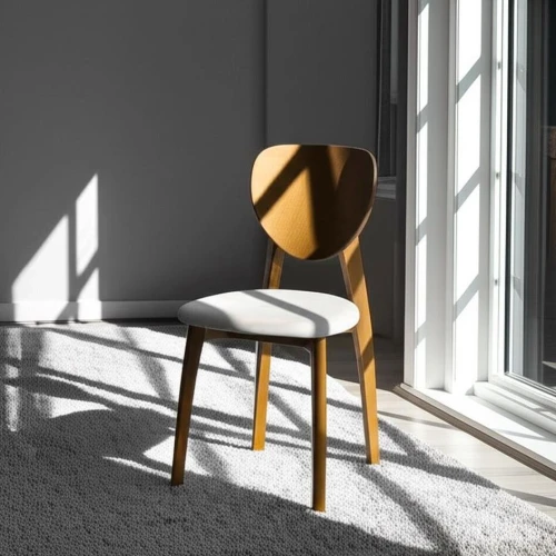 Стул DIAMANTE мягкое сидение бук, 42x42x85см, коричневый, ткань Tenerife Cream (Комплект из 2 шт.)