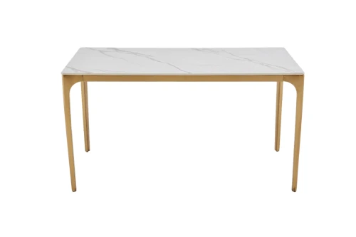 Стол обеденный Камео DT-3001, 120х80х76 см, белый мрамор (Статуарио)