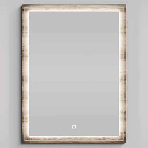 Зеркало Лайт 60, Дуб крымский коричневый ПВХ 131005-9005