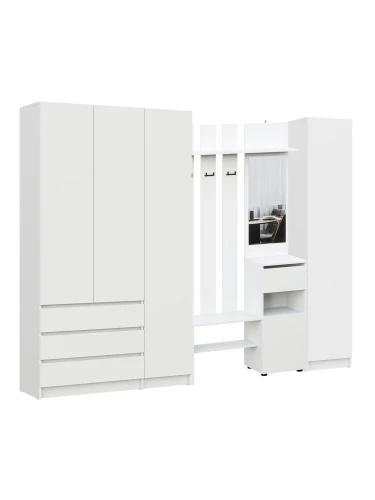 Прихожая Бали, Белый. Комплект 5