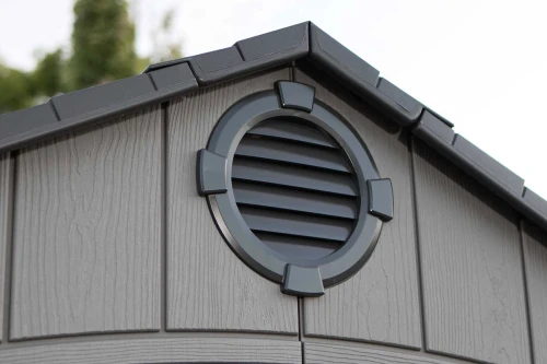 Сарай пластиковый WoodLook 8*7.5